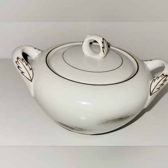 Fukagawa Cream & Sugar Set in Arita 903 Vintage Japanese Sugar Pot and Creamer - Picture 5 of 8